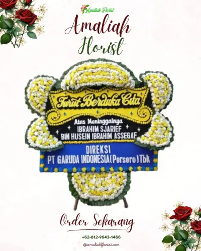 Papan Bunga Duka di Rumah Duka Pluit (cabang)